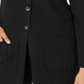 Cardigan feminino Karen Scott com pontos mistos, preto, tamanho X-S