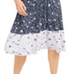 Vestido floral feminino Charter Club sem mangas azul tamanho XX-G