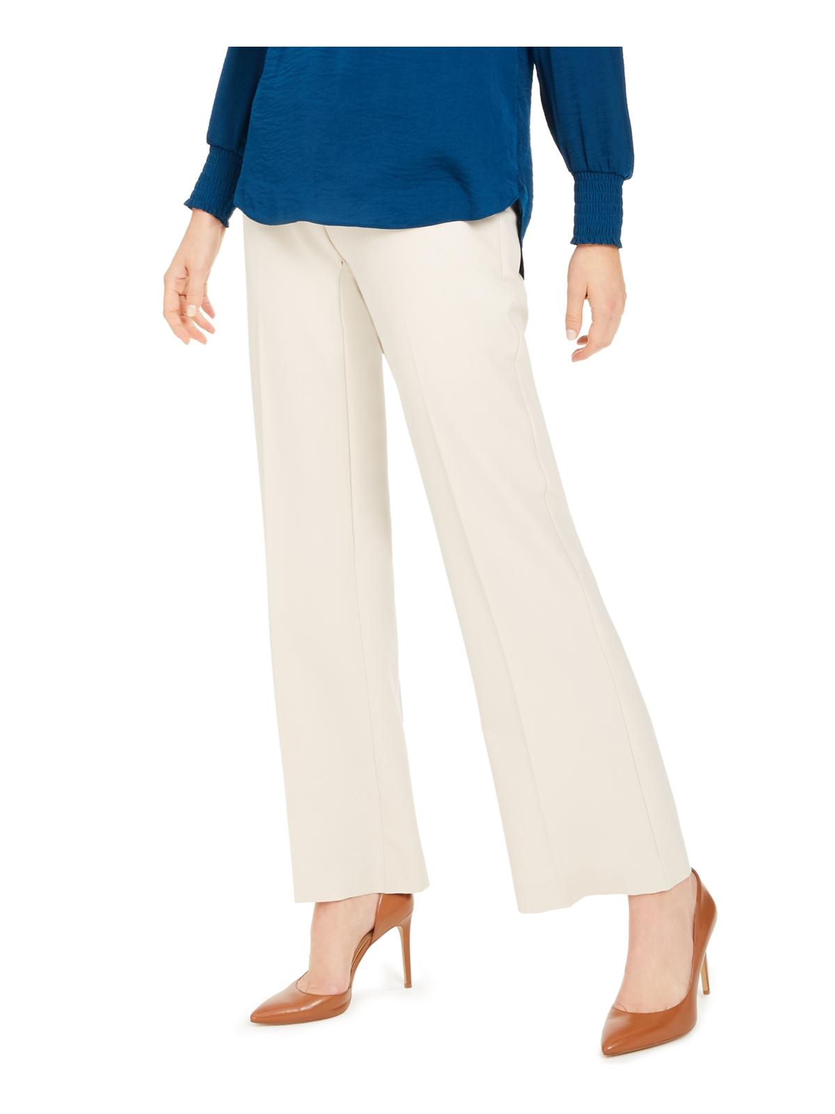 Calça Alfani Curvy Fit Bootcut de cintura média feminina, marrom, tamanho 8