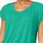 Camiseta Blusa Feminina JM Collection Verde Tamanho P