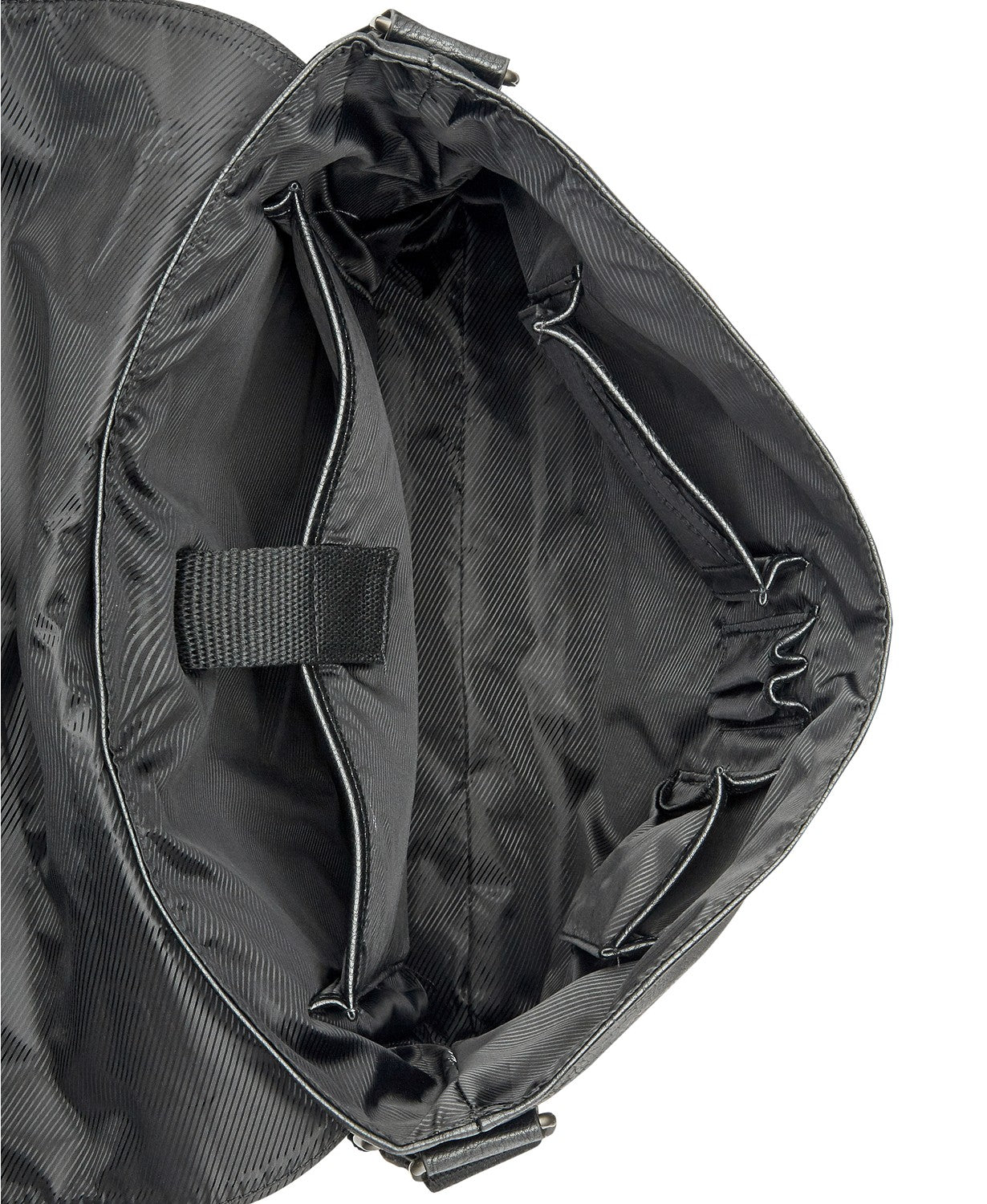 Bolsa tiracolo masculina Kenneth Cole Reaction Pebbled preta, tamanho único