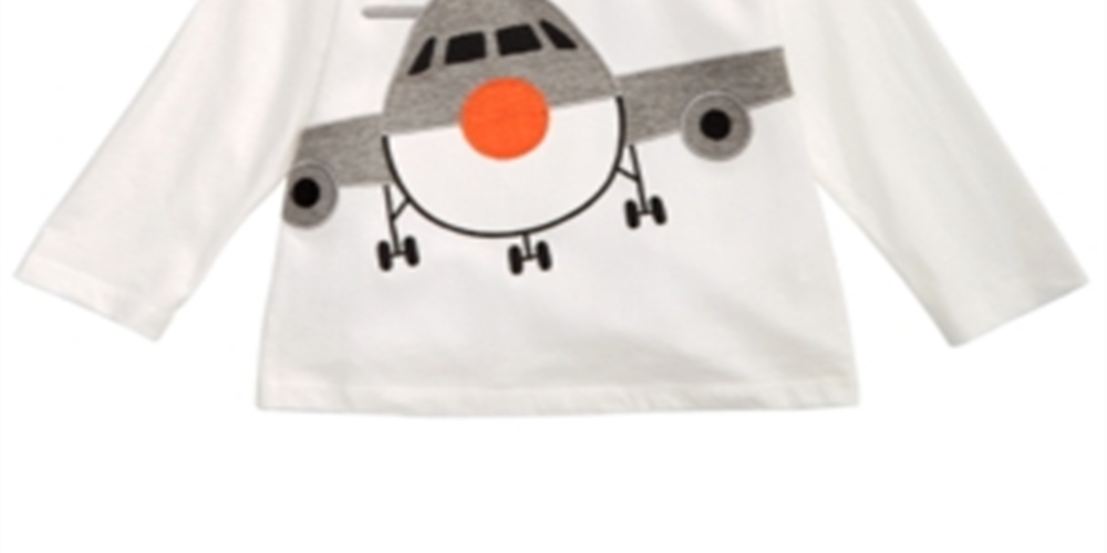 Camiseta infantil de algodão para meninos First Impressions, branca, tamanho 3-6 meses
