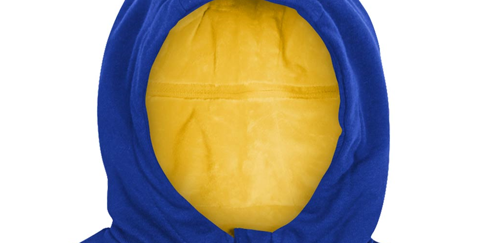 Cubcoats Menino Infantil Golden State Warriors 2 em 1 com Moletom com Zíper Transformador e Pelúcia Macia Azul-Royal
