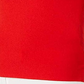 Blusa feminina Anne Klein com fenda real e decote em V duplo, vermelha, tamanho extragrande