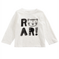 Camiseta estampada First Impressions Baby Boy's Roar, branca, tamanho 12 MOS