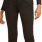 Calça jeans skinny com tachas feminina INC International Concepts, preta, tamanho 14