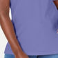 Polo Karen Scott feminino de algodão piquet, roxo, tamanho médio