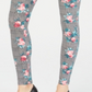 Leggings estampadas femininas INC International Concepts, pretas, tamanho XXL