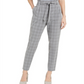 Calça Calvin Klein Feminina Slim Fit com Cinto e Janela Cinza Tamanho 12