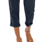 Calça utilitária com punho e fecho pull-on feminina Style &amp; Co, azul, tamanho 2