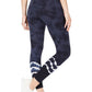 Leggings esportivas femininas Ideology, justas e de lazer, azul, tamanho P