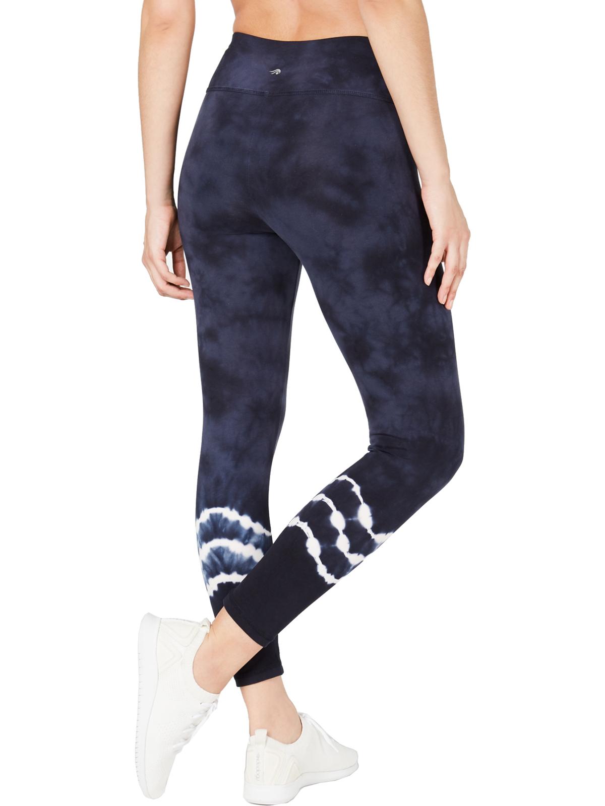 Leggings esportivas femininas Ideology, justas e de lazer, azul, tamanho P