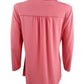 Camisa polo feminina de malha Charter Club rosa tamanho médio