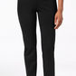 Calça feminina Charter Club Pull-on Ponte Knit Roxa Tamanho 4 Petite