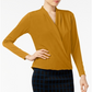 Blusa Alfani Feminina Surplice Amarela Tamanho Petite G