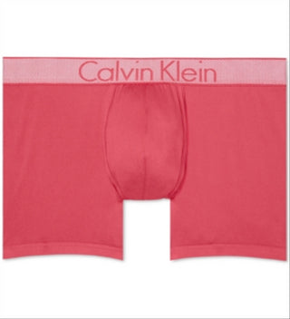 Cueca boxer elástica personalizada Calvin Klein masculina rosa choque tamanho extragrande