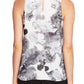 Vince Camuto Blusa Melody Aquarela Feminina Branca Tamanho XX-S