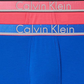 Cuecas Boxer Calvin Klein Masculinas de Microfibra, Pacote com 3, Azul, Tamanho Pequeno