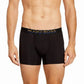 Cueca Boxer Masculina Hugo Boss com Logotipo Elástico, Preta, Tamanho Grande