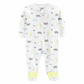 Carter's Baby Boy's Footed Sleep &amp; Play Branco Tamanho 9MOS