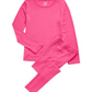 Conjunto de 2 peças de blusa e calça da Max &amp; Olivia Little &amp; Big Girl, rosa, tamanho GG