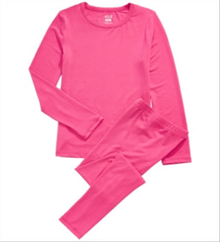 Conjunto de 2 peças de blusa e calça da Max &amp; Olivia Little &amp; Big Girl, rosa, tamanho GG