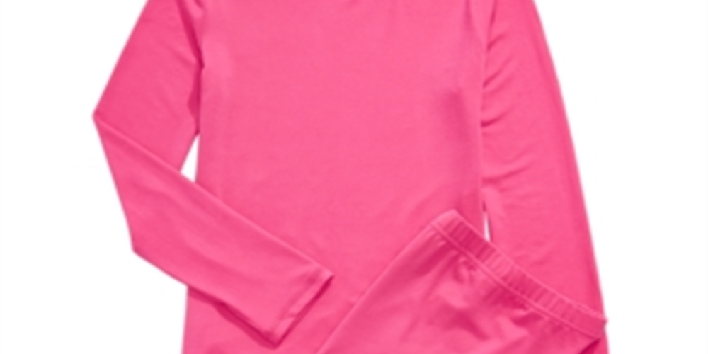 Conjunto de 2 peças de blusa e calça da Max &amp; Olivia Little &amp; Big Girl, rosa, tamanho GG