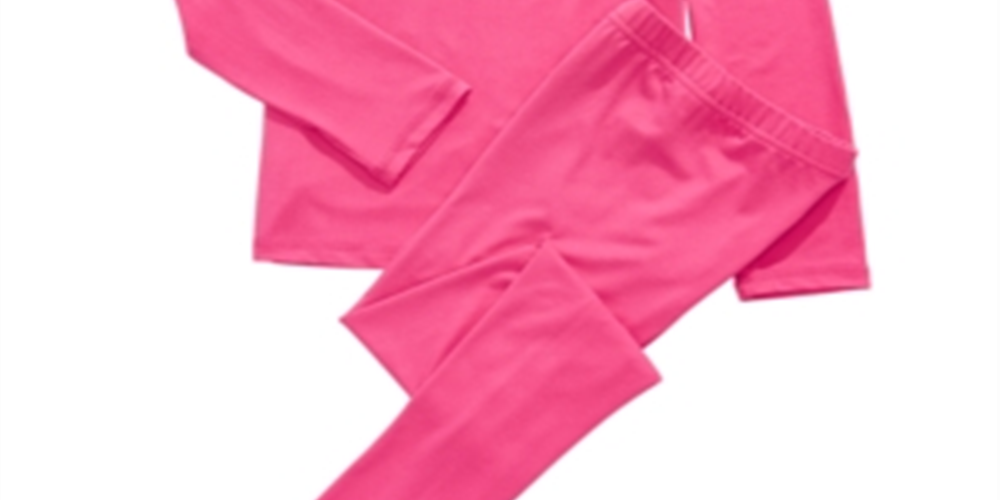Conjunto de 2 peças de blusa e calça da Max &amp; Olivia Little &amp; Big Girl, rosa, tamanho GG