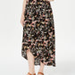 Saia midi estampada estilo &amp; co feminina tamanho pequeno
