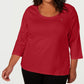 Tommy Hilfiger Blusa Feminina Manga 3/4 Gola Redonda Tamanho 2X