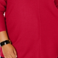 Suéter feminino Alfani com detalhe canelado e botões de pressão, vermelho, tamanho -2XL
