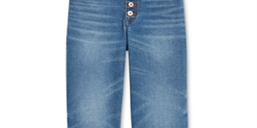 Calça jeans feminina rasgada e reta, tamanho 0, azul, da INC International Concepts