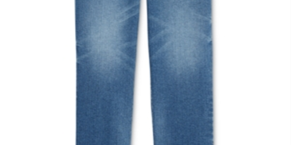 Calça jeans feminina rasgada e reta, tamanho 0, azul, da INC International Concepts