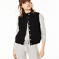 Colete de cashmere feminino Charter Club, preto, tamanho grande