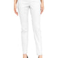 Calça jeans feminina Style &amp; Co, cintura média, branca, tamanho 16, curta