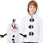 Cubcoats Olaf Frozen 2 em 1 infantil, moletom com zíper clássico transformador e pelúcia macia, branco