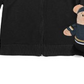 Cubcoats Meninos e Meninas Crianças Vegas Golden Knights 2 em 1 Transformando Moletom com Zíper Completo e Pelúcia Macia Preto Tamanho 2T