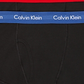 Calvin Klein Masculino Pacote com 5 Calções de Banho Cotton Classics Azul Tamanho Pequeno