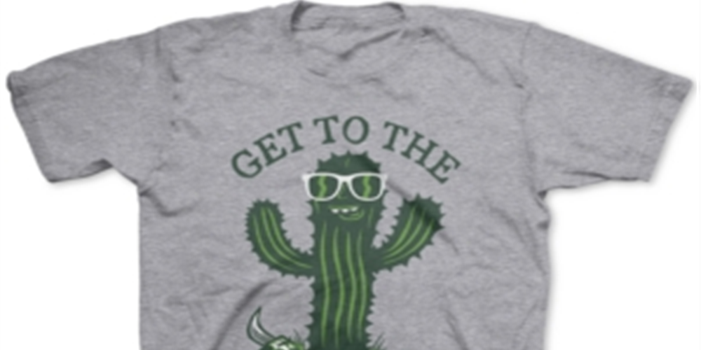 Camiseta Jem Little Boy's Get to the Point, cinza, tamanho 6