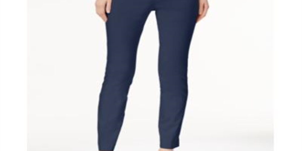 Calça skinny Alfani feminina com controle de barriga, tamanho 12, tamanho pequeno, cor fudge escuro