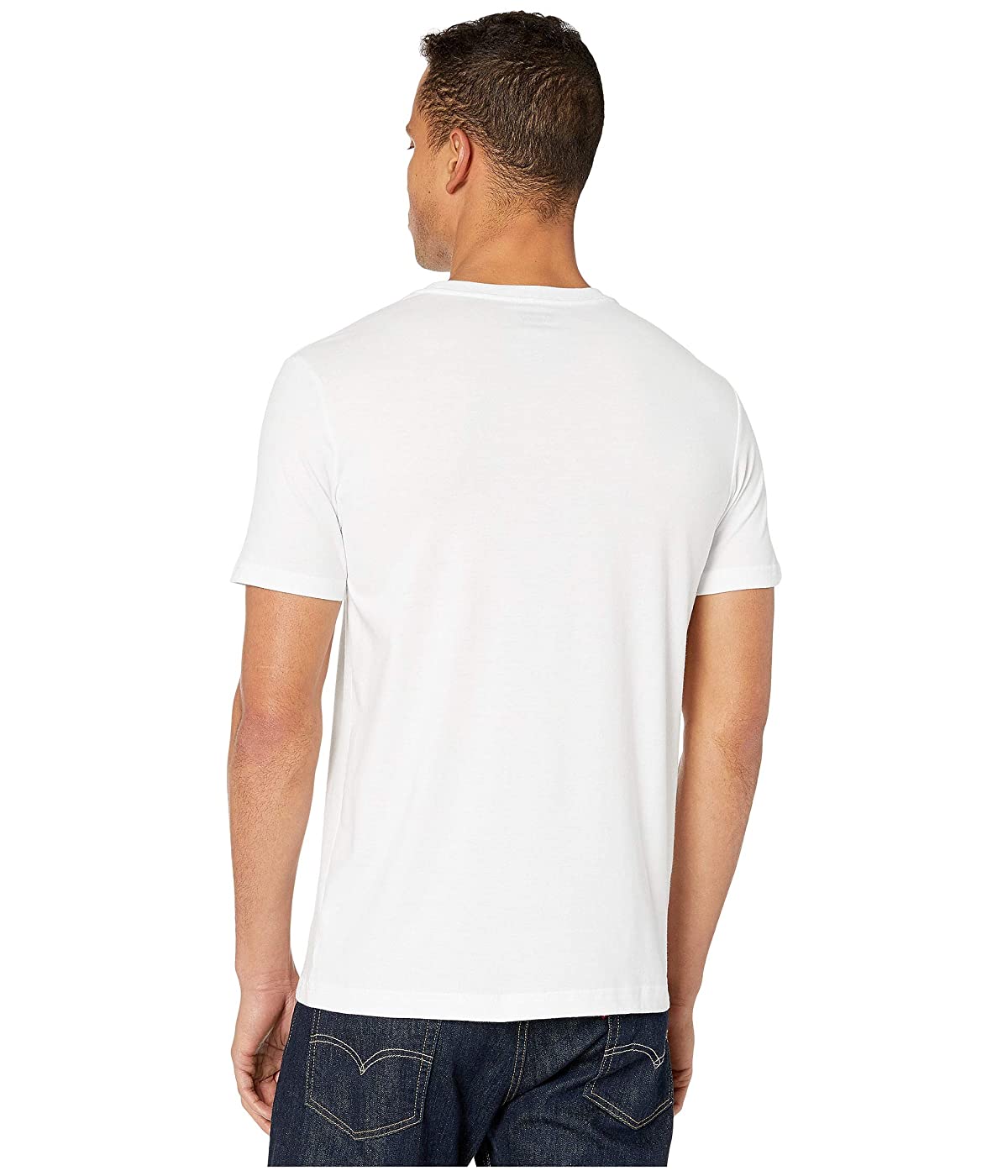Camiseta Levi's Masculina com Logotipo, Branca, Tamanho Grande