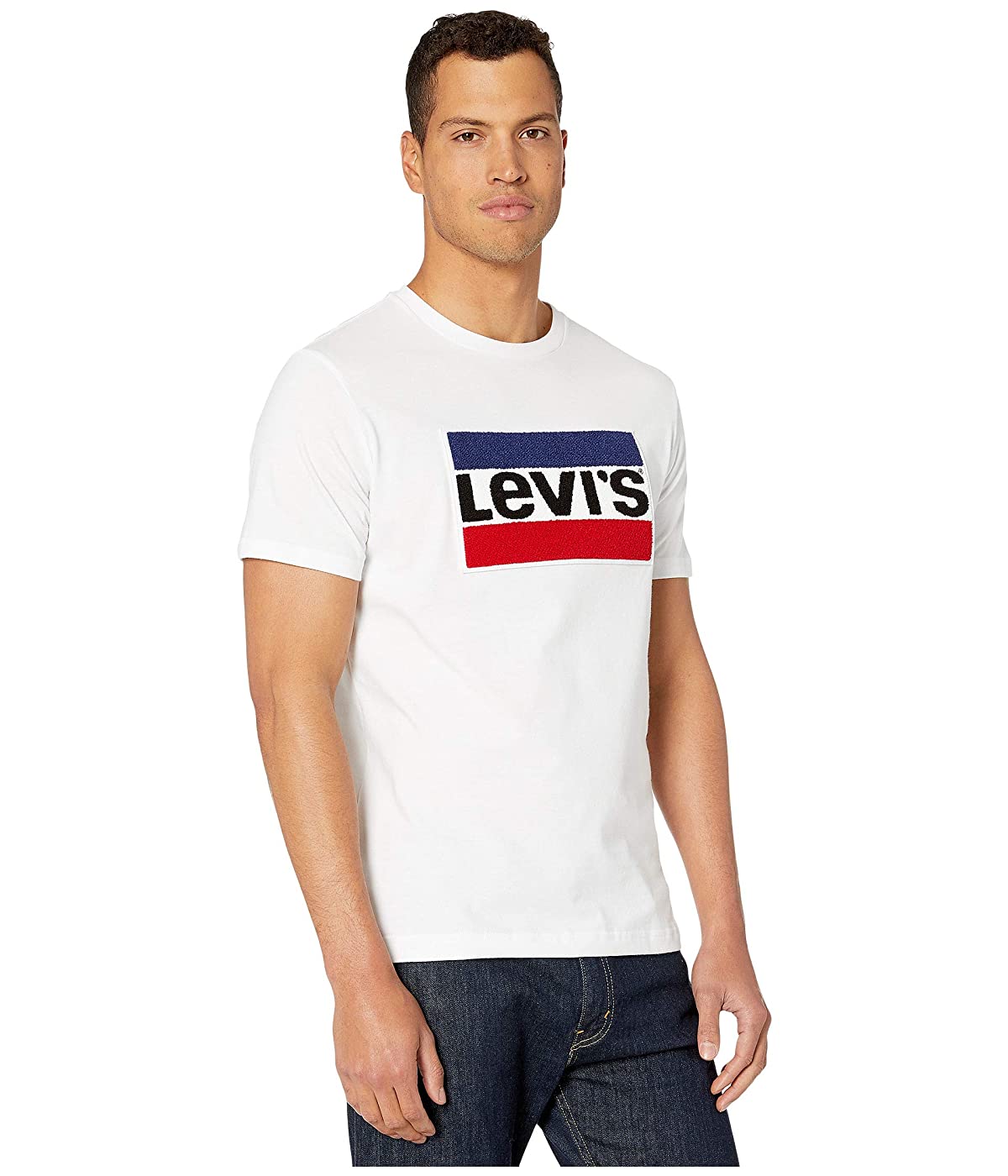Camiseta Levi's Masculina com Logotipo, Branca, Tamanho Grande