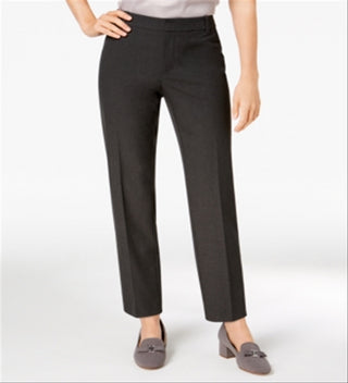 Calça feminina Charter Club Slim Leg Ankle Cinza Tamanho 6 Petite