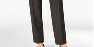 Calça feminina Charter Club Slim Leg Ankle Cinza Tamanho 6 Petite