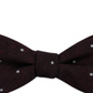 Ryan Seacrest Distinction Masculino Bow Umbria Dot Pré-gravata Vermelho Tamanho Regular