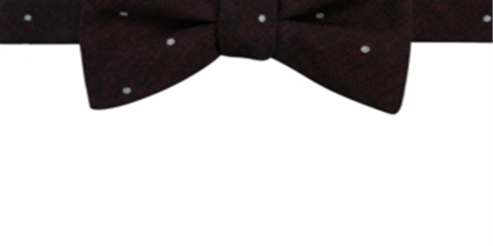 Ryan Seacrest Distinction Masculino Bow Umbria Dot Pré-gravata Vermelho Tamanho Regular