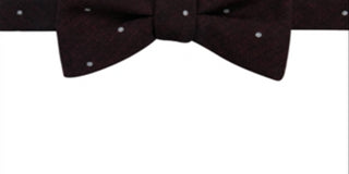 Ryan Seacrest Distinction Masculino Bow Umbria Dot Pré-gravata Vermelho Tamanho Regular