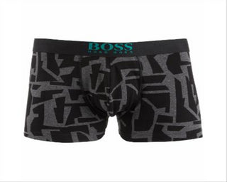 Hugo Boss Men's Printed Trunks Black Size L