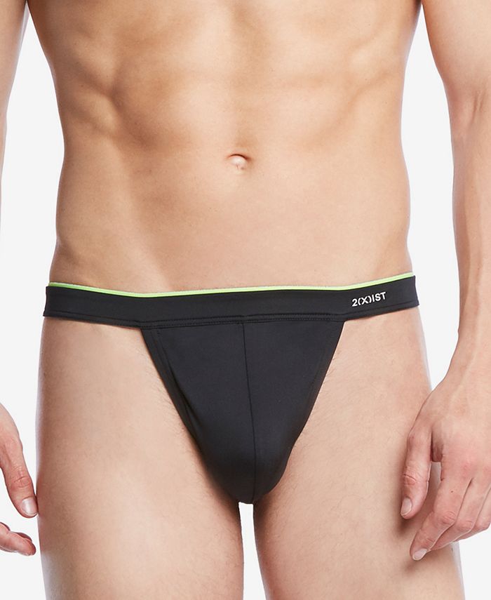2(x)ist Tanga Sliq Micro Masculina - Cinza Tamanho X-Grande