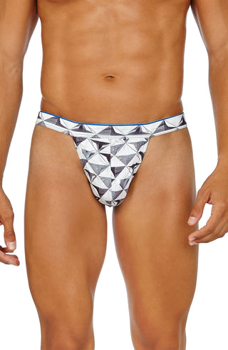 2(x)ist Tanga Sliq Micro Masculina - Cinza Tamanho X-Grande